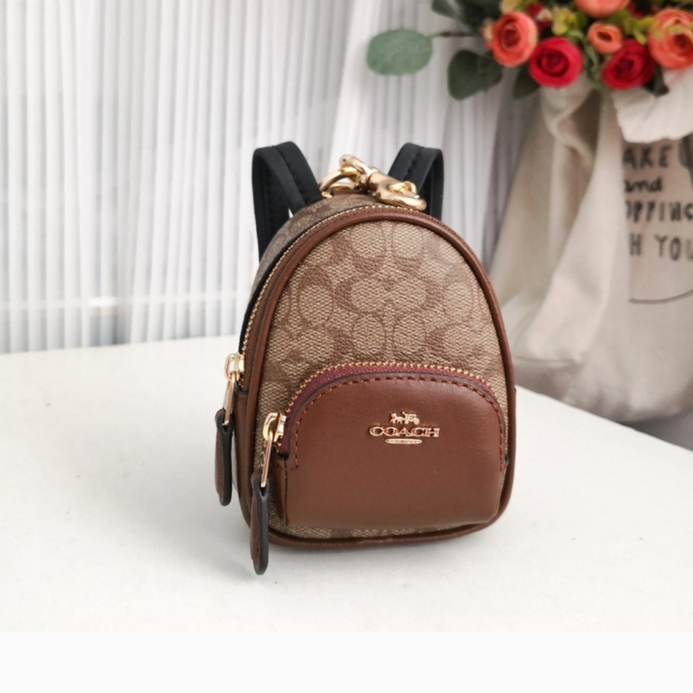 Coach Brown Mini Backpack
